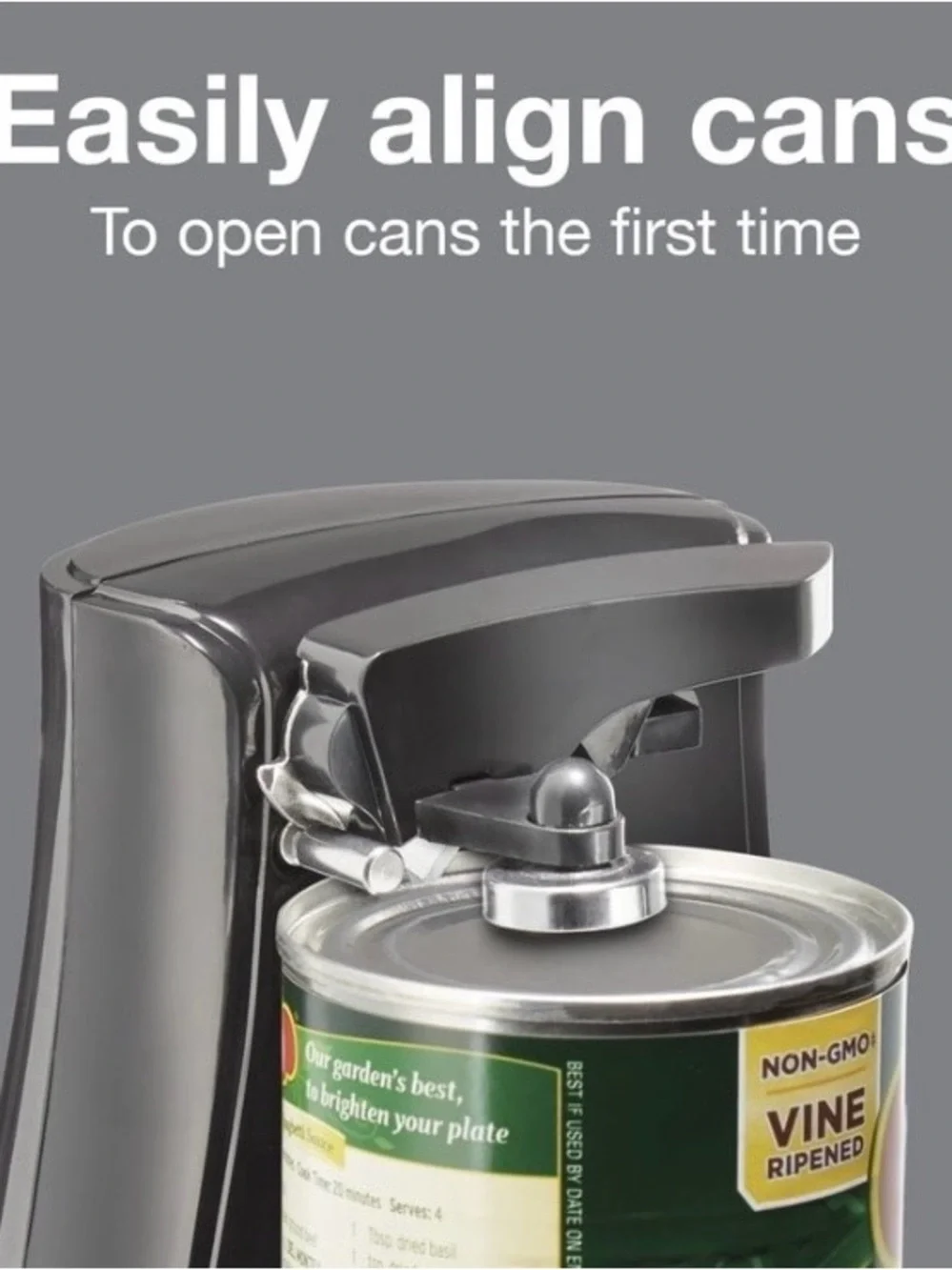 Proctor Silex Electric Can Opener Black